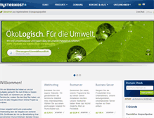 Tablet Screenshot of misterhost.de